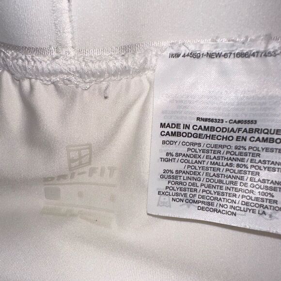Nike Court Dry Tennis Skirt White/black Woman’s Size L - Picture 4 of 4